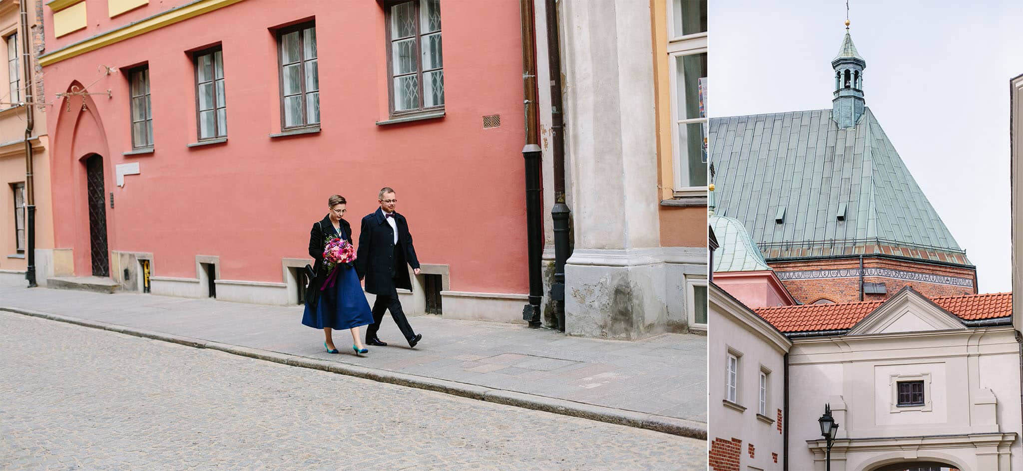 Ślub w marcu na warszawskiej Starówce.