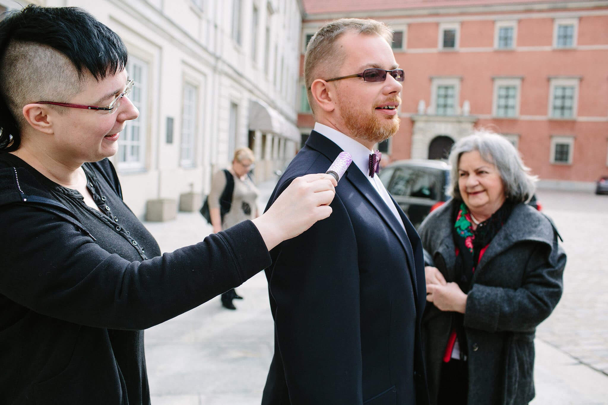 Ślub w marcu na warszawskiej Starówce.