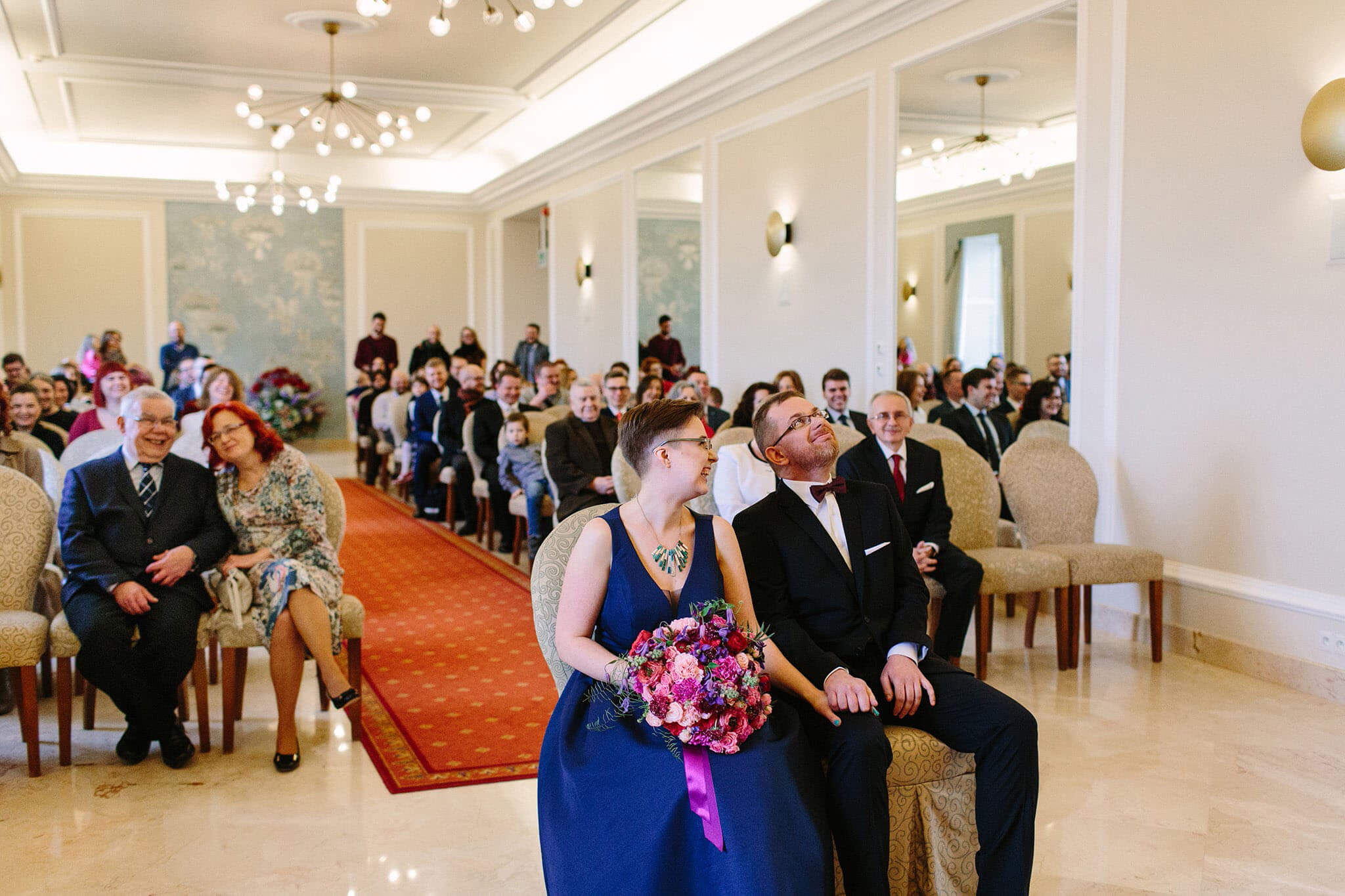 Ślub w marcu na warszawskiej Starówce.