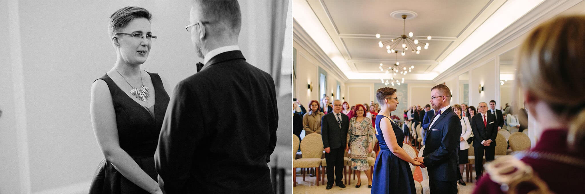 Ślub w marcu na warszawskiej Starówce.