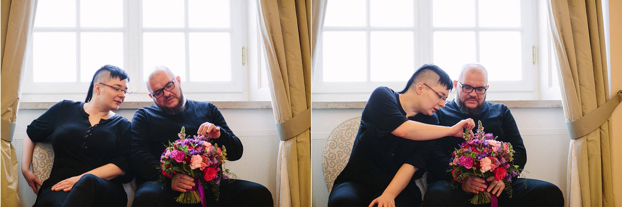 Ślub w marcu na warszawskiej Starówce.