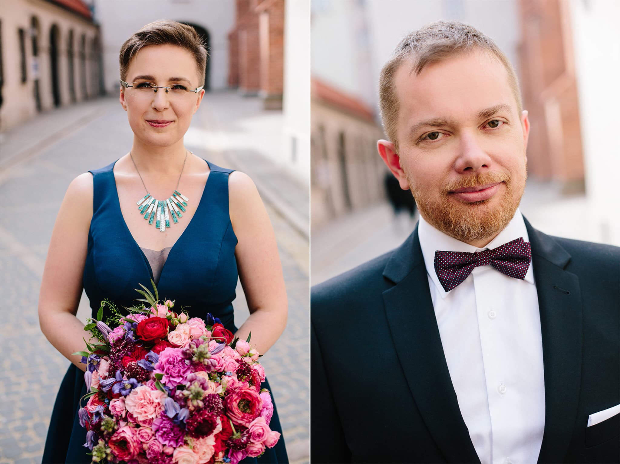 Ślub w marcu na warszawskiej Starówce.