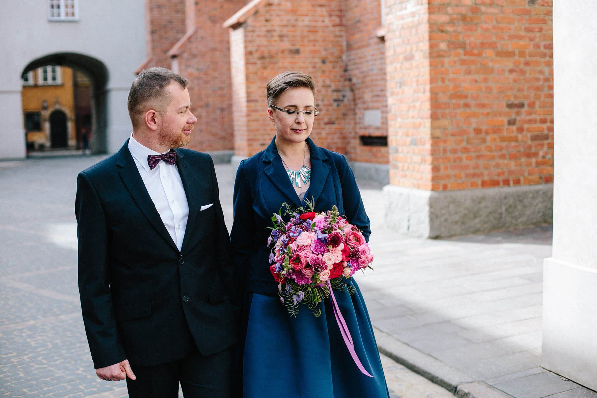 Ślub w marcu na warszawskiej Starówce.